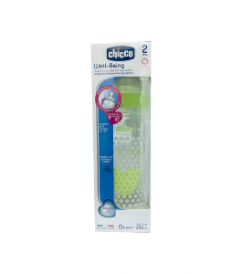 CHICCO BOTTLE WB COL PP UNI  250 MED SIL
