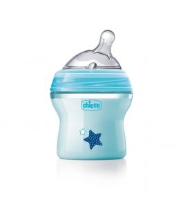 CHICCO NATURALFEELINF FBOTTLE 0MPlus BLUE COL