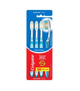 Colgate Tooth Brushes extra clean medium 3Plus1 free