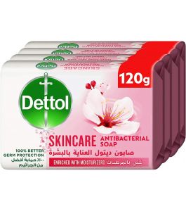 Dettol SOAP SKINCARE 120GM 3 plus 1 RTL