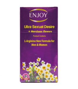 Enjoy U SD plus Narcissus Flowers Premium Condoms 12Pcs