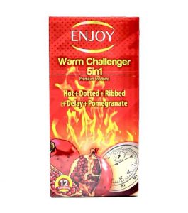 Enjoy condoms 12 pack warm challenger
