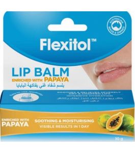 FLEXITOL 10 GM LIP BALM ENRICHED WITH PAPAYA