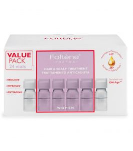 Foltene Hair Loss Treatment Ampoules for Women 24 Amp Value packKit