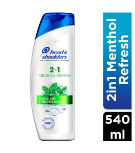 Head and Shoulders Shampoo 2 in 1 Menthol540 ml