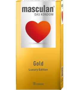 Masculan Condoms 10 pack Gold Luxury Edition