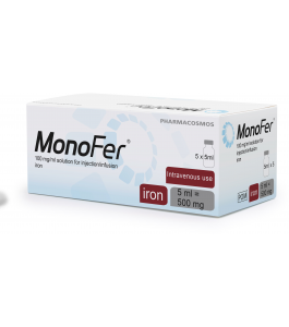 MONOFER 100 mg/ml Solution For Injection/Infusion 5ml