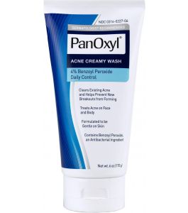 PANOXYL ACNE CREAM WASH BENZOYL PEROXIDE 4% 170G