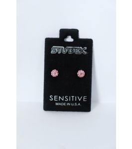 STUDEX EARSTD S310W SENS STNLS 4.5MM FIREBALL ROSE (7)