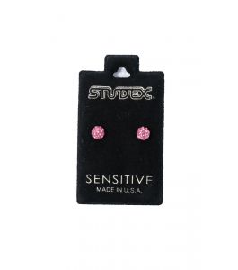 STUDEX EARSTD S340W SENS STNLS 4.5MM FIREBALL LIGHT ROS (4)