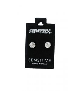 STUDEX EARSTD S5315W SENS STNLS 6MM FIREBALL AB CRY (10)