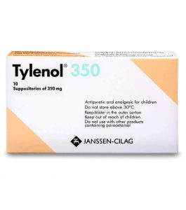 Tylenol 350 Mg Suppository 10Pcs