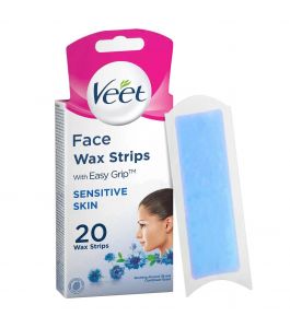 Veet Wax Strips For  Face Sensitive Skin 20 Pcs